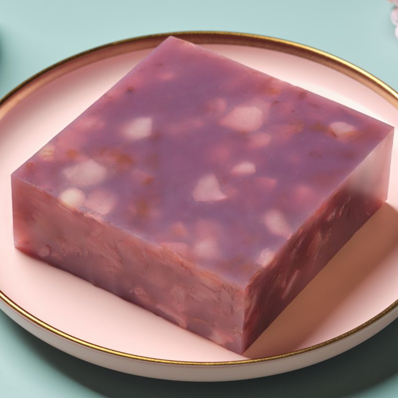 Rose-scented Water Chestnut Cake