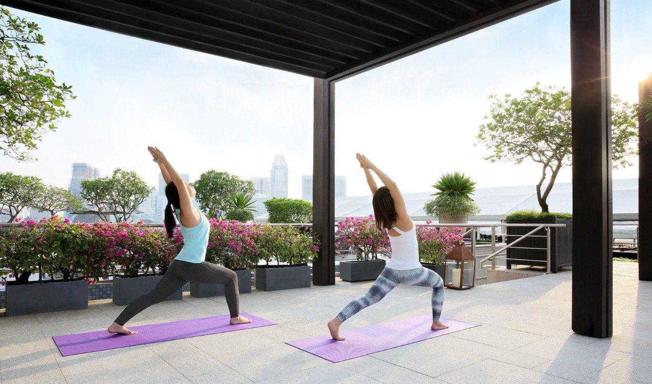 Yoga & Rejuvenate Massage at The Fullerton Spa