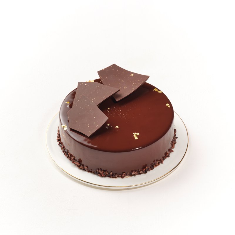 Hojicha-colate Cake by Chef Makoto