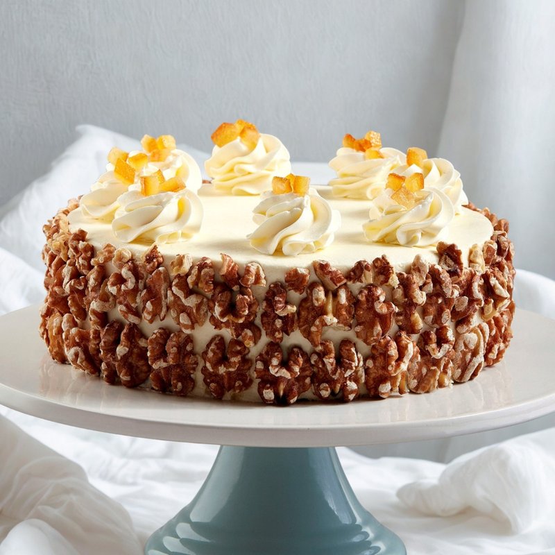 Carrot & Walnut Cake