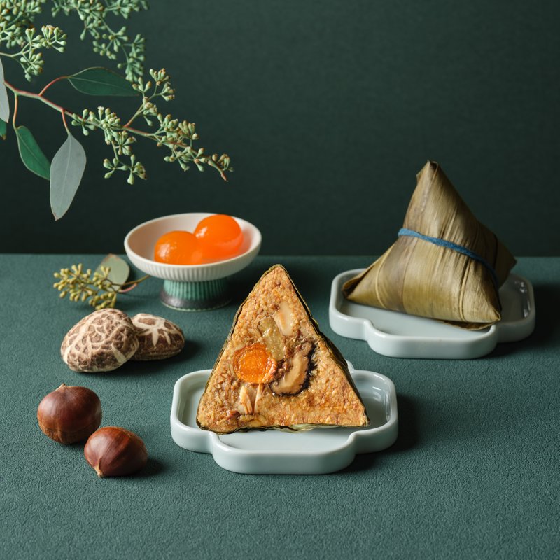 Hokkien Salted Egg Yolk and Pork Rice Dumpling