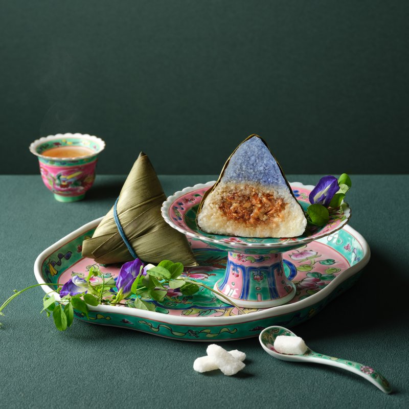 Blue Pea Nyonya Rice Dumpling