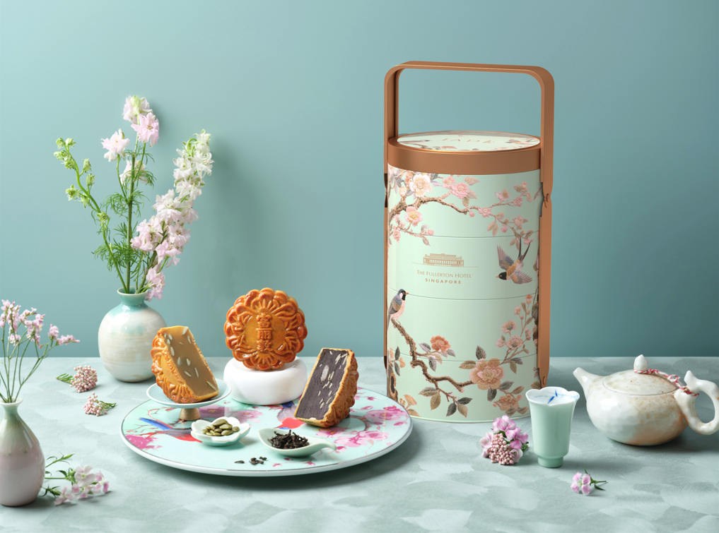Jade Nostalgic Harvest Mooncake Tingkat