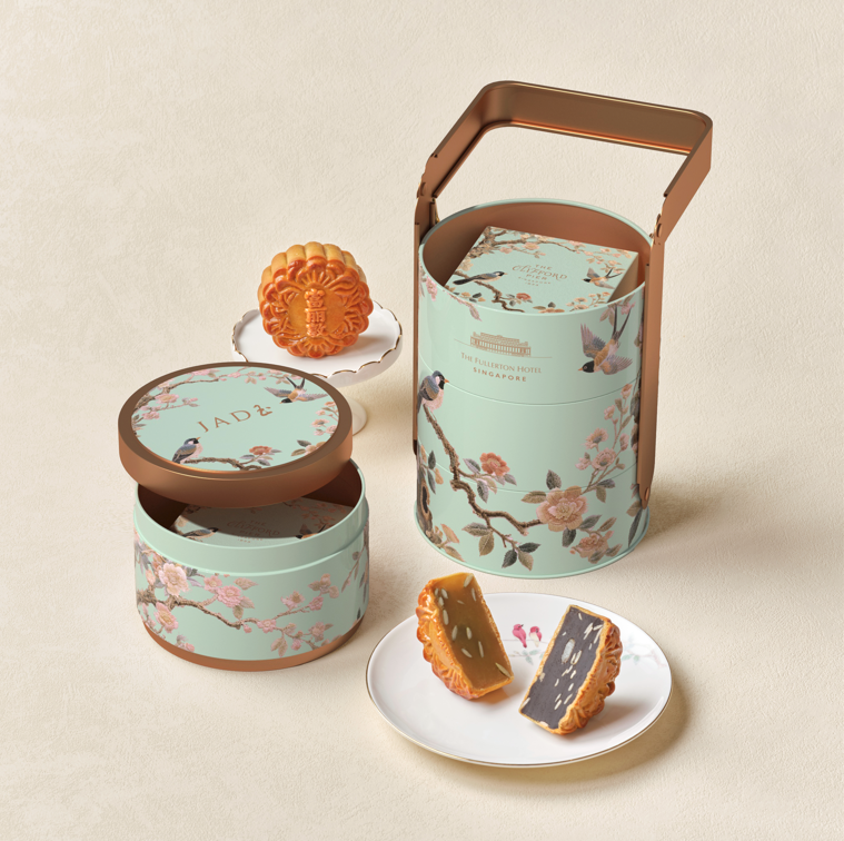 Jade Nostalgic Harvest Mooncake Tingkat