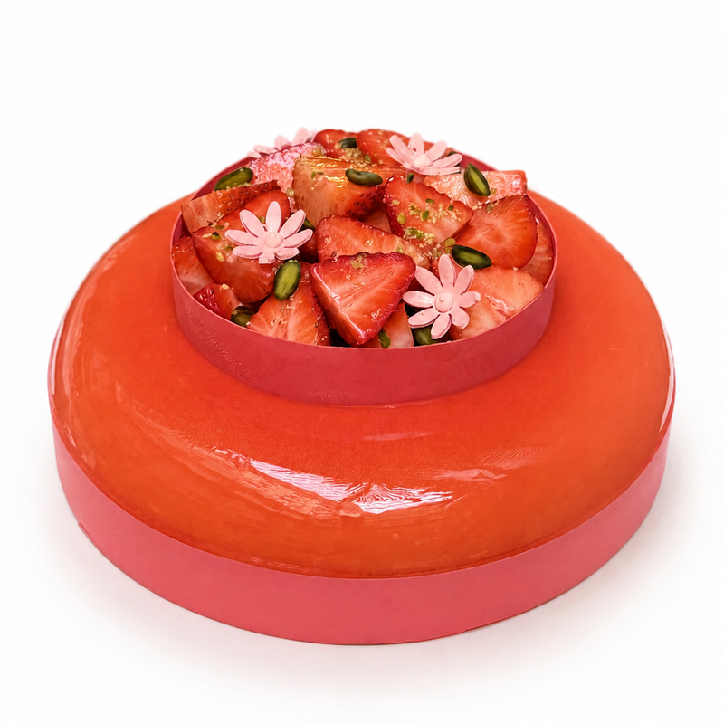 Pistachio Strawberry Charlotte (Whole)