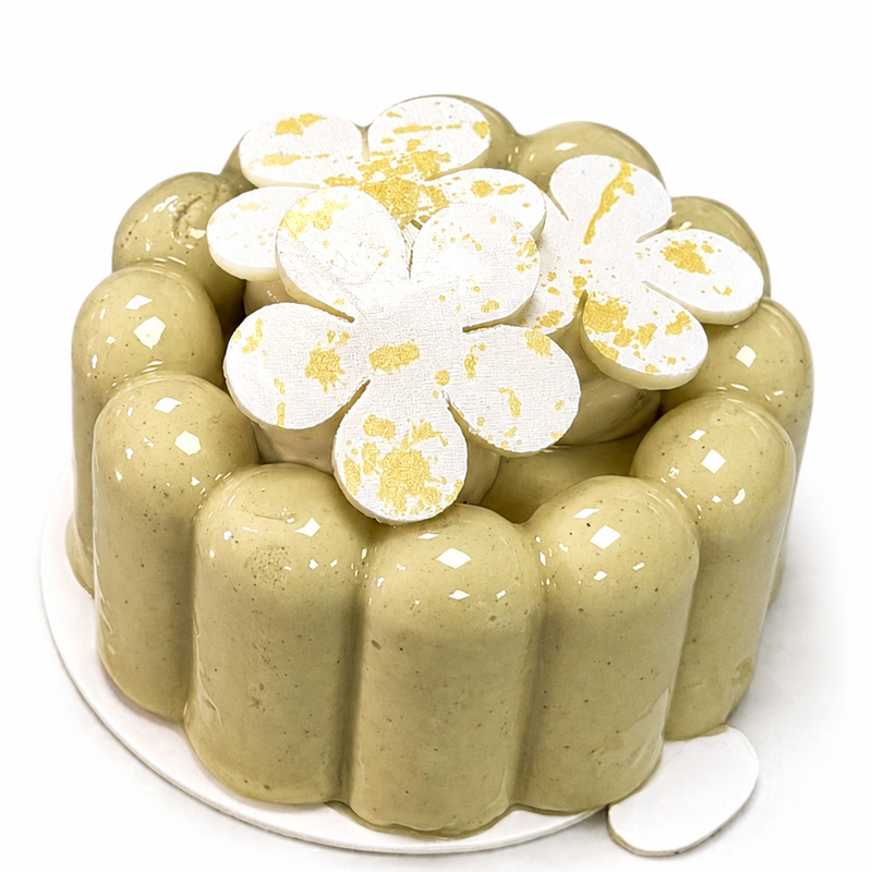 Pistachio Strawberry Charlotte (Individual)