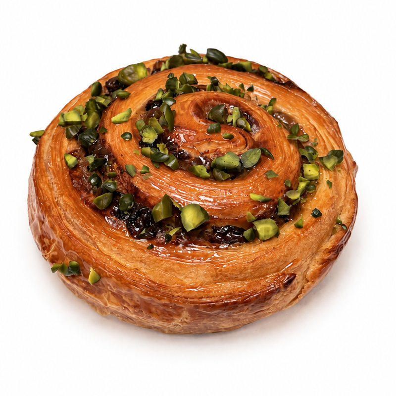 Pistachio Pain Aux Raisins