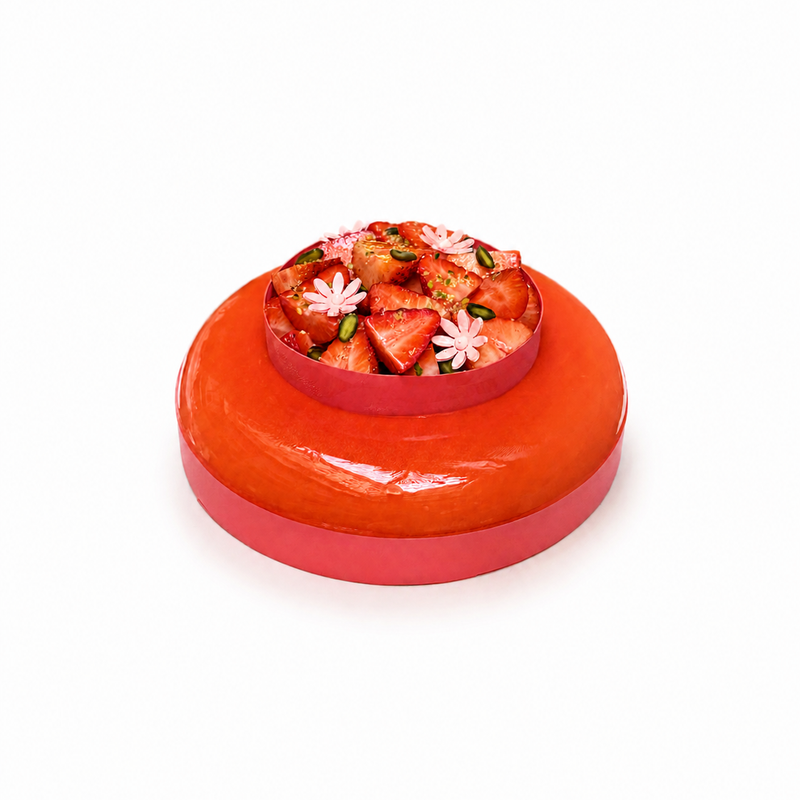 Pistachio Strawberry Charlotte (Whole)