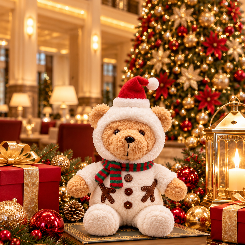 Fullerton White Christmas Bear