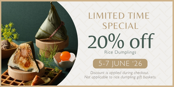 Rice Dumplings Limited Time Special 20%