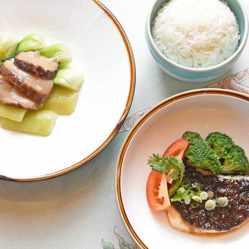 Steamed Chilean Seabass with Ginger Flower and Preserved Black Bean Sauce