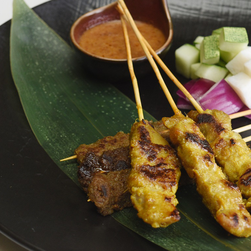 Traditional Malay-Style Grilled Satay 